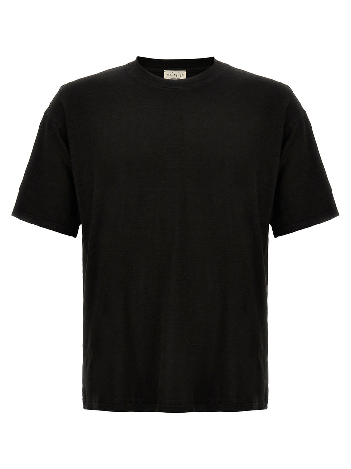 Linen T-Shirt Black