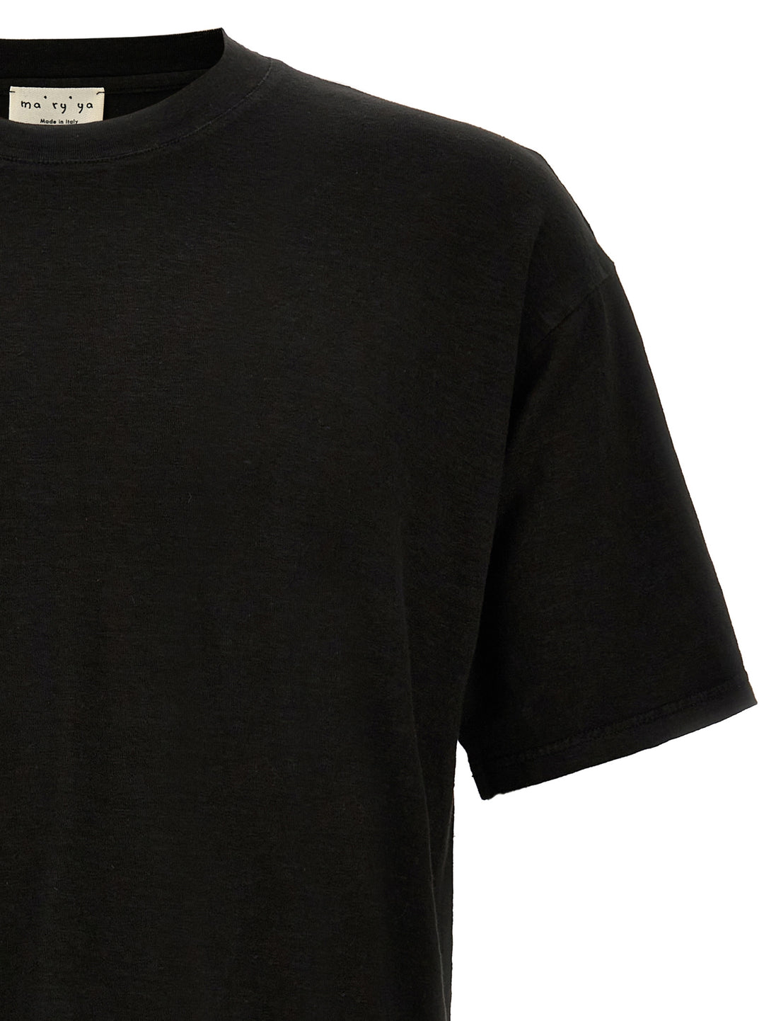 Linen T-Shirt Black