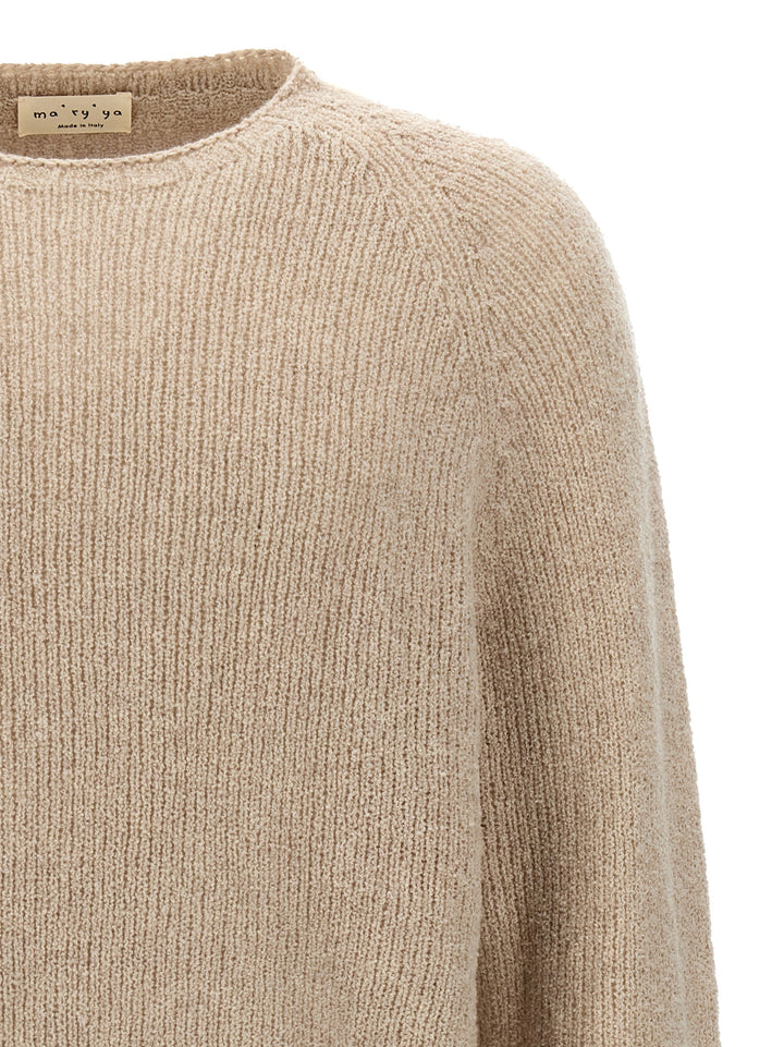 Crew-Neck Sweater Sweater, Cardigans Beige