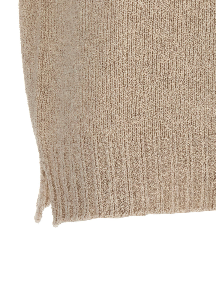 Crew-Neck Sweater Sweater, Cardigans Beige