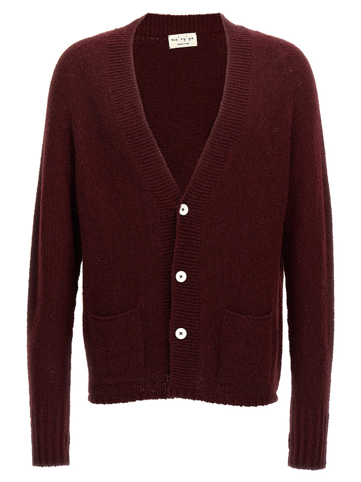 Wool Blend Cardigan Sweater, Cardigans Bordeaux