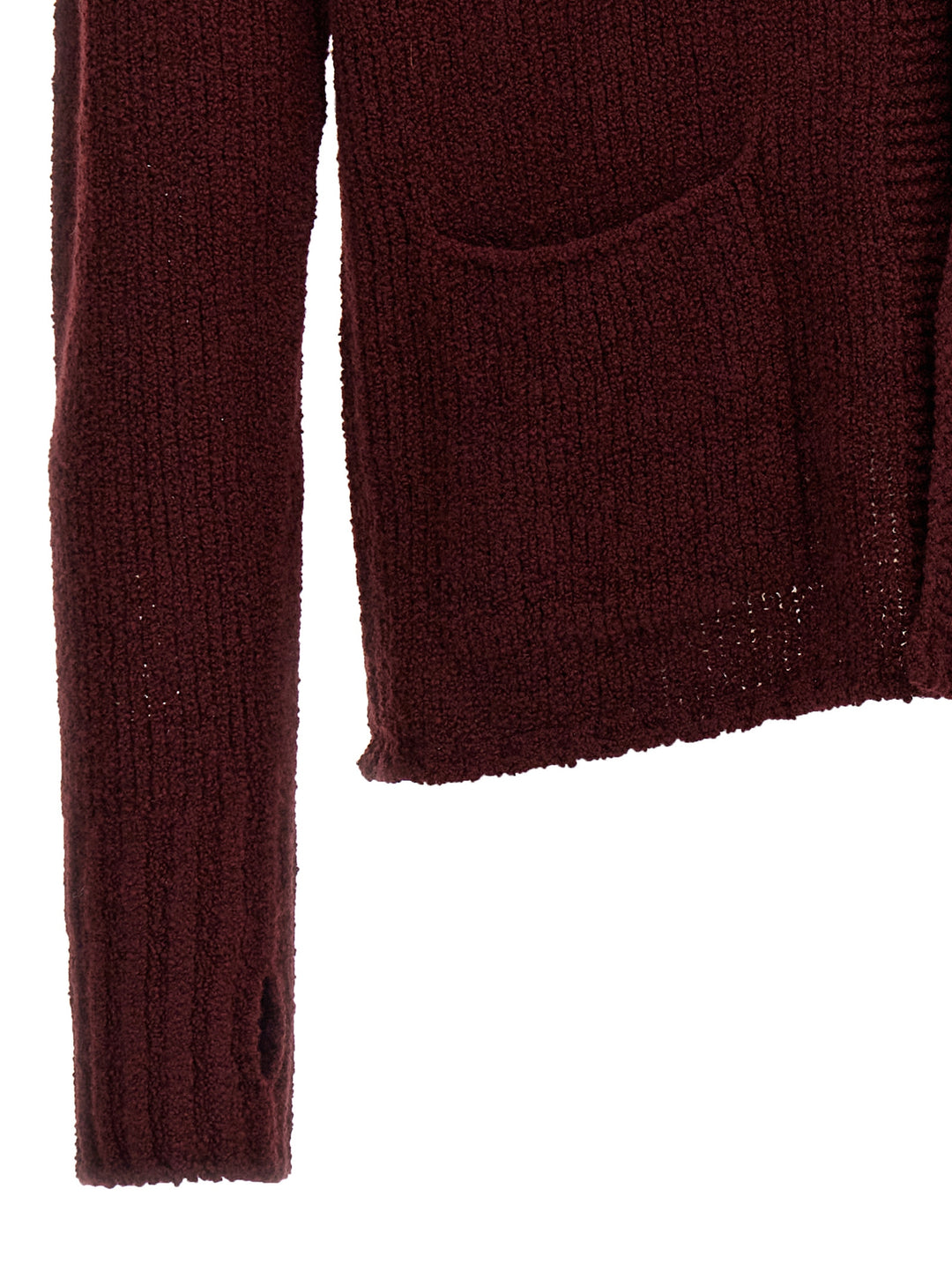 Wool Blend Cardigan Sweater, Cardigans Bordeaux