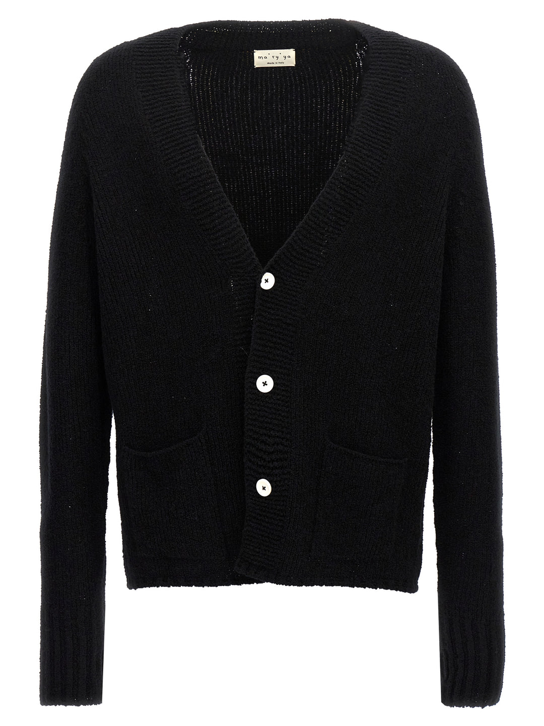 Wool Blend Cardigan Sweater, Cardigans Black