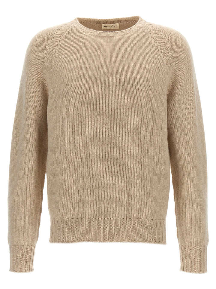 Crew-Neck Sweater Sweater, Cardigans Beige