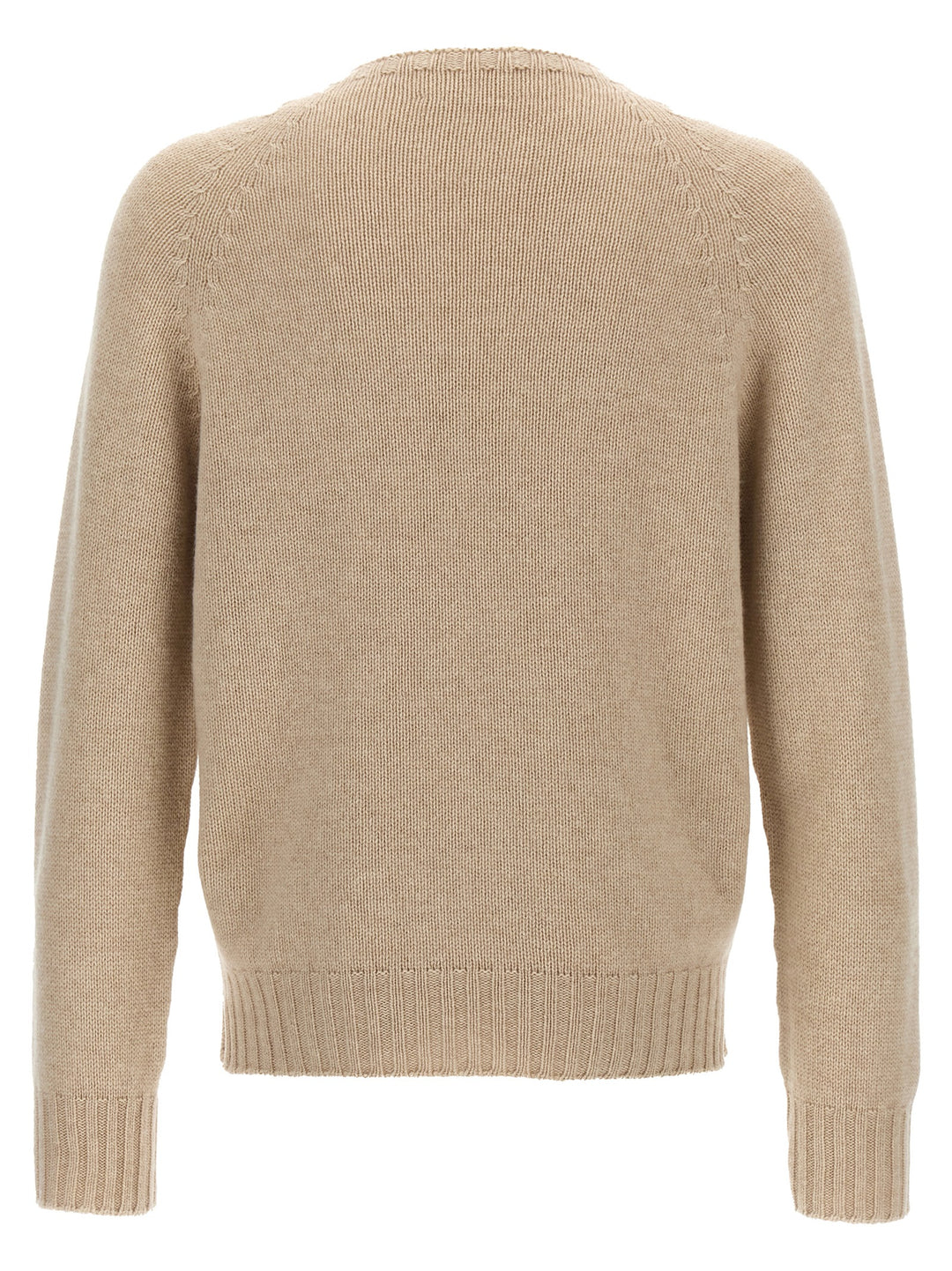 Crew-Neck Sweater Sweater, Cardigans Beige