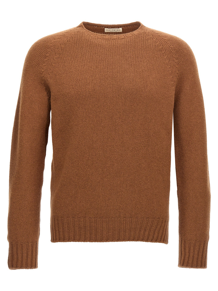 Crew-Neck Sweater Sweater, Cardigans Brown