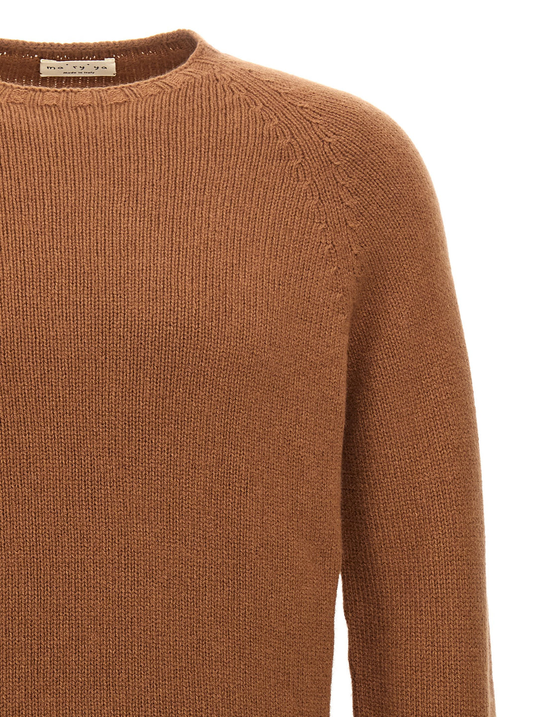 Crew-Neck Sweater Sweater, Cardigans Brown