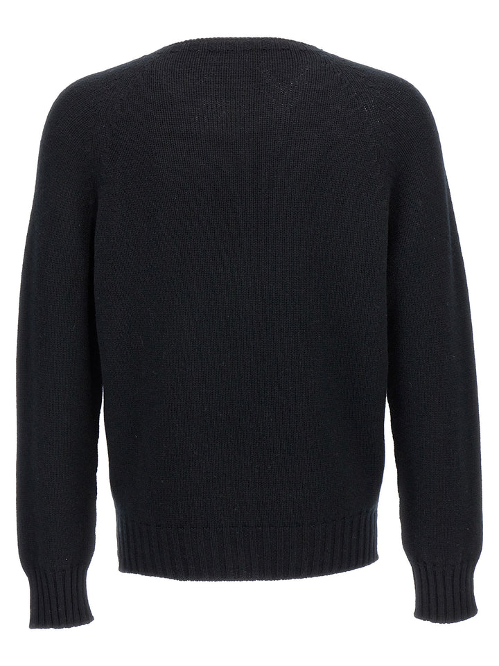 Crew-Neck Sweater Sweater, Cardigans Black