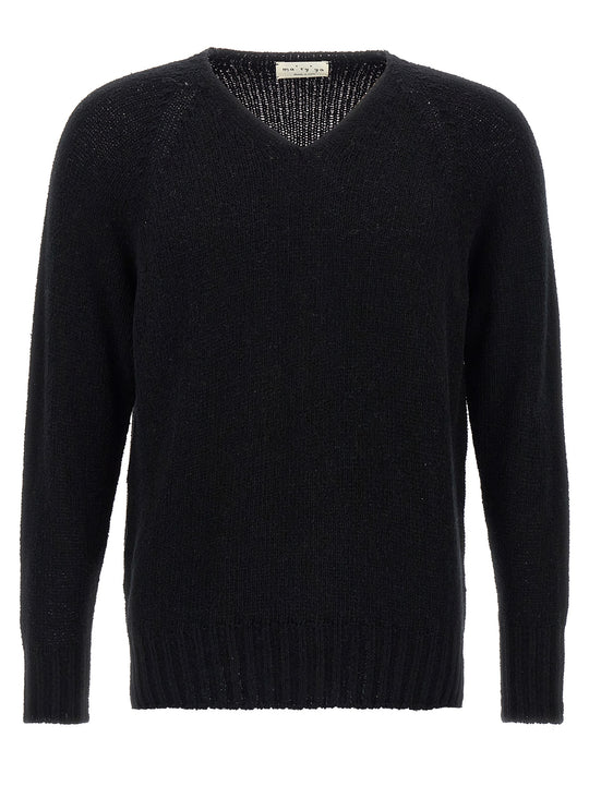 Bouclé Sweater Sweaters And Cardigans Black