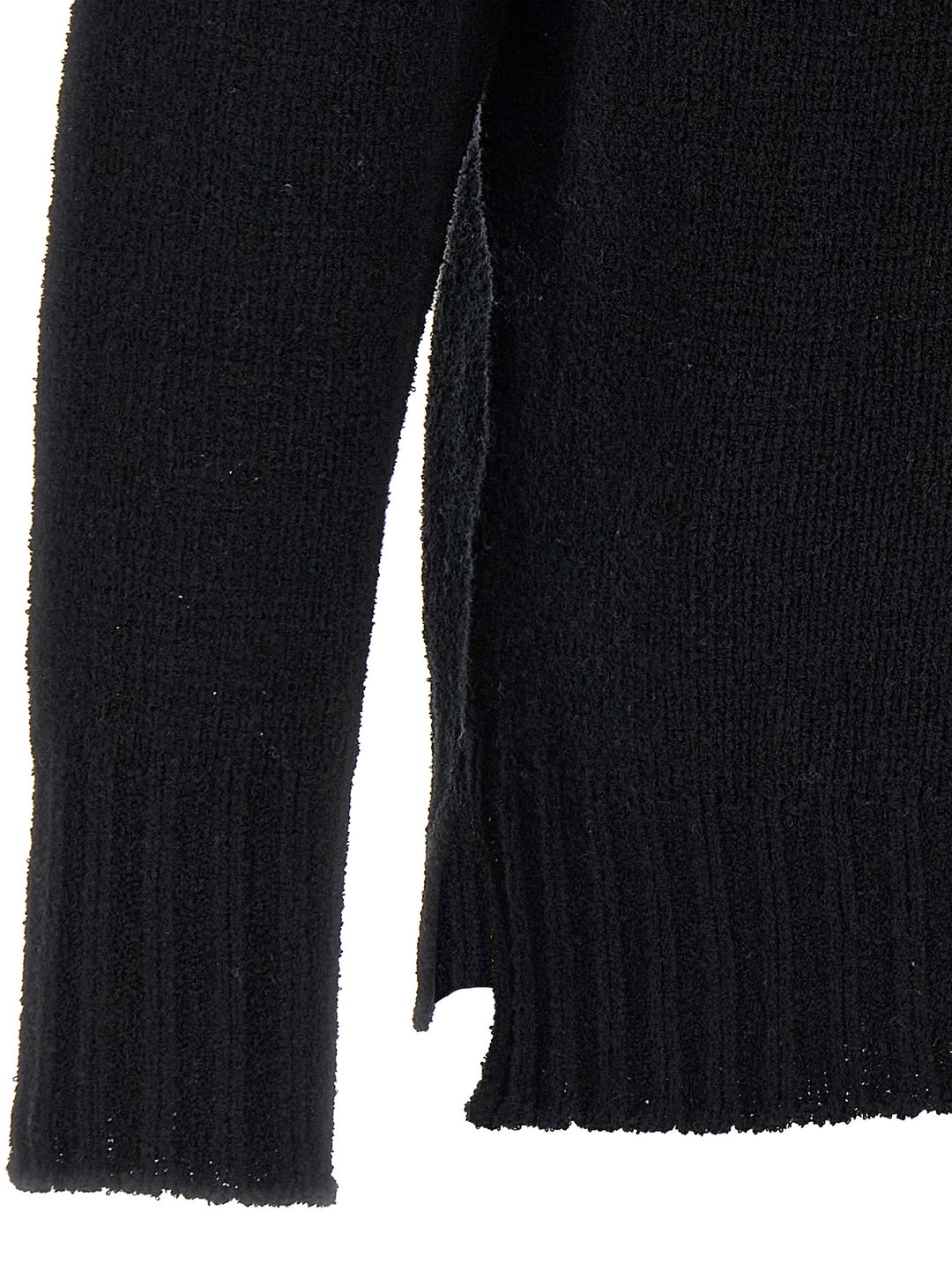 Ma'Ry'Ya Bouclé Sweater Sweaters and Cardigans - Black | ba3fd9abc794499a74fba6ac92ee6890c02c156c