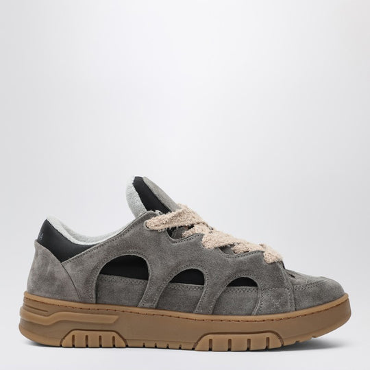 Model 1 Sneaker Asphalt Grey In Suede