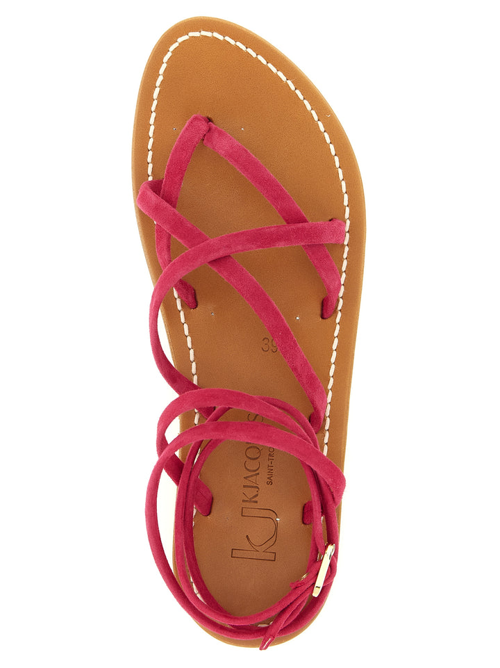K.Jacques Saint Tropez Zenobie Sandals - Fuchsia | 3b57f363c148274e8de33ceec58617c2bb72e078