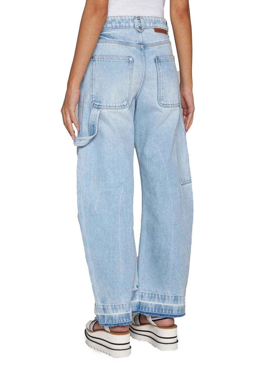 Balloon Shape Jeans Light Blue