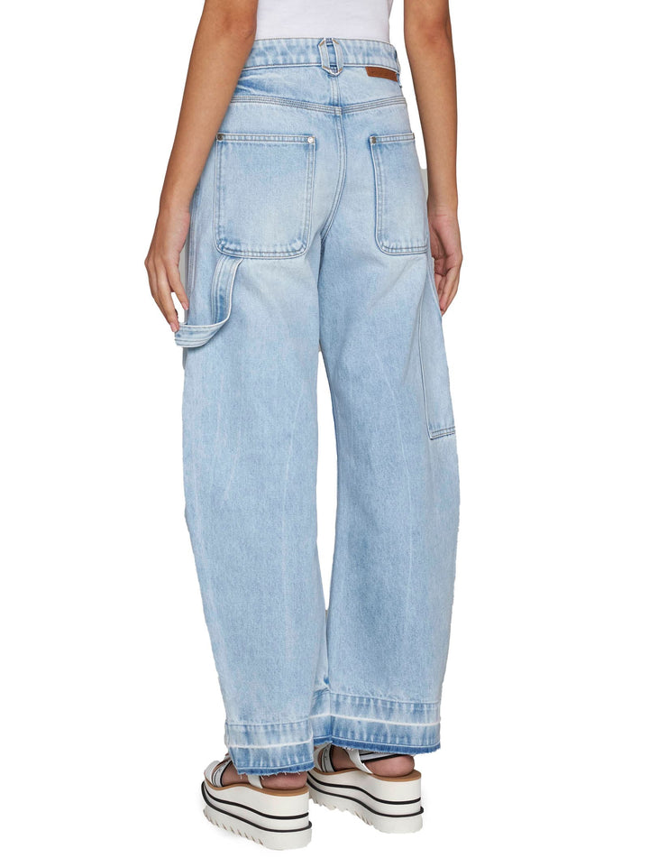 Balloon Shape Jeans Light Blue