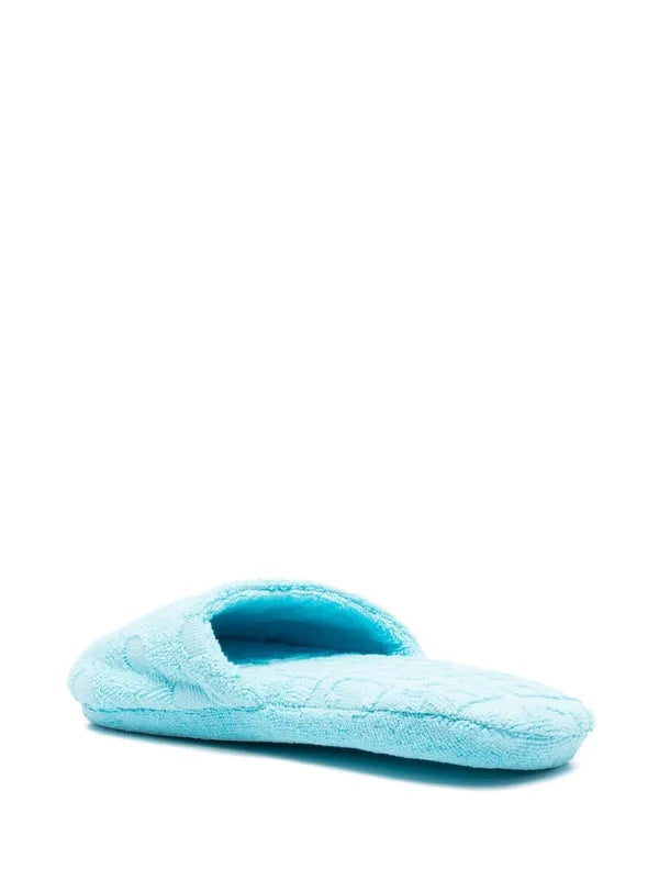 Bath slippers terry jacquard la vacanza