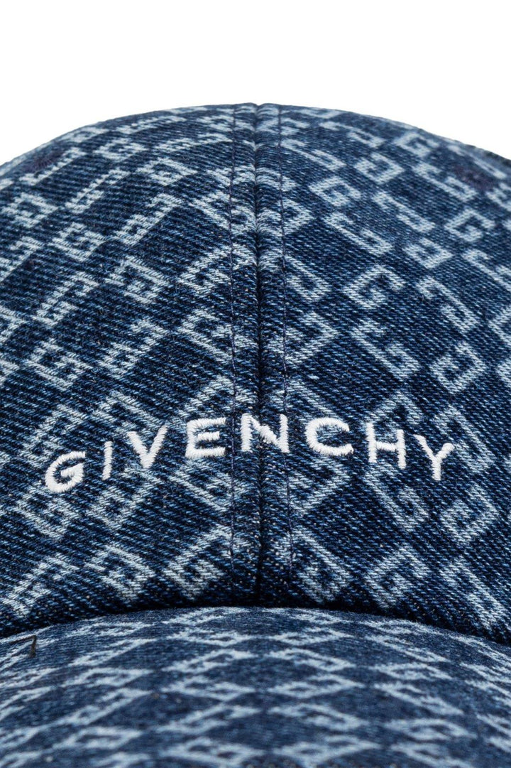 Monogram 72 Denim Cap Hats Blue