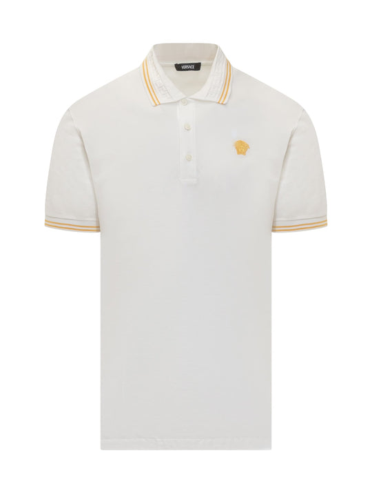 Medusa Polo Shirt White