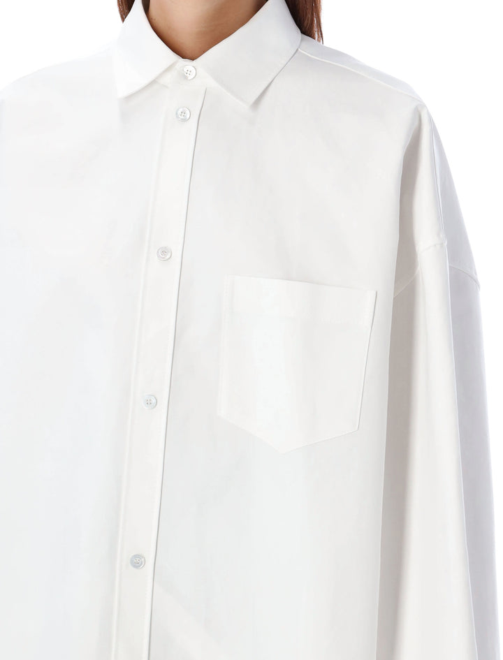 Large-Fit Shirt Shirts White