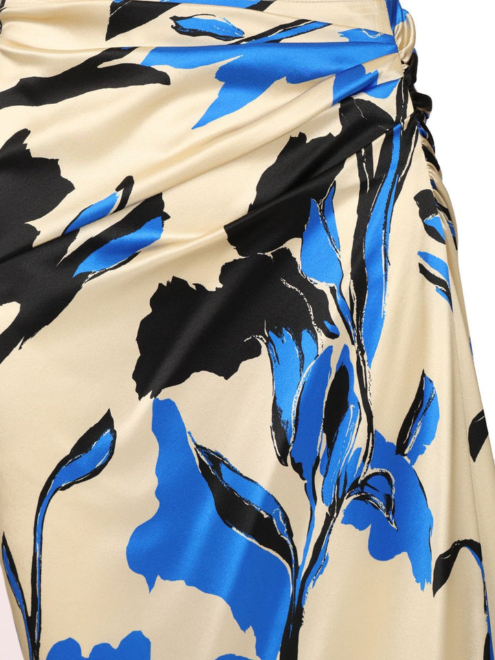 Asymmetric Skirt Skirts Multicolor