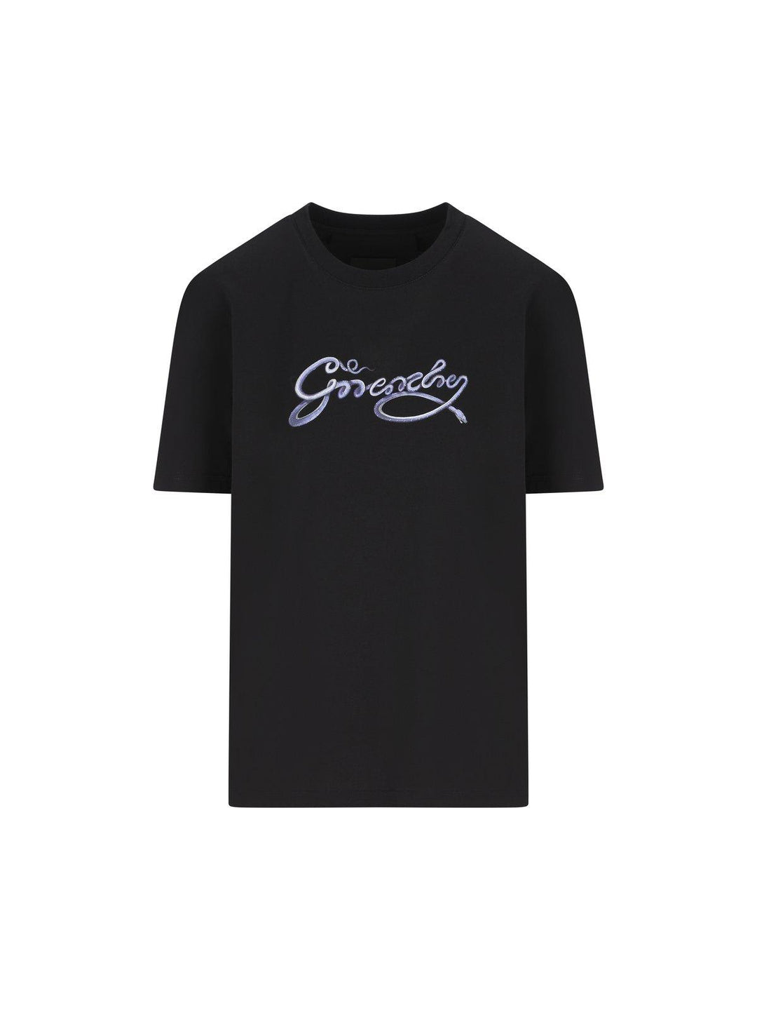 With Printed Logo T-Shirt Black