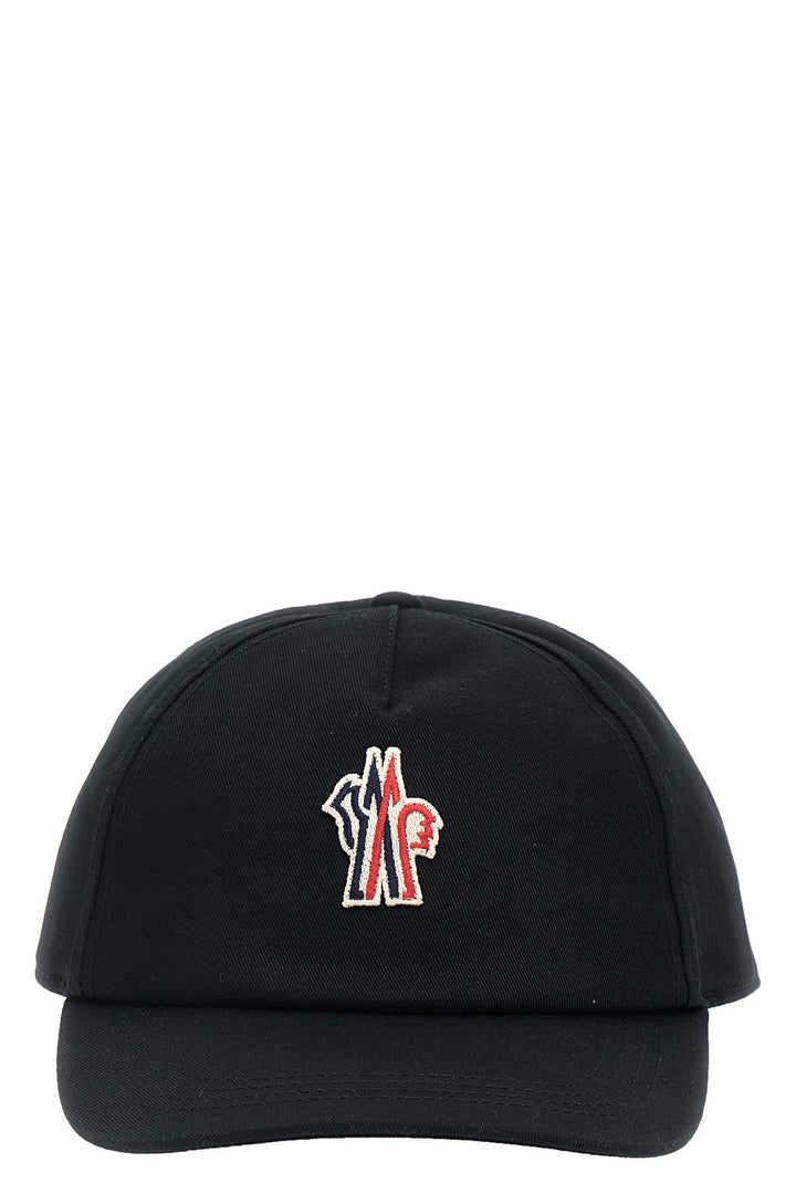 Logo Printed Cap Hats Black