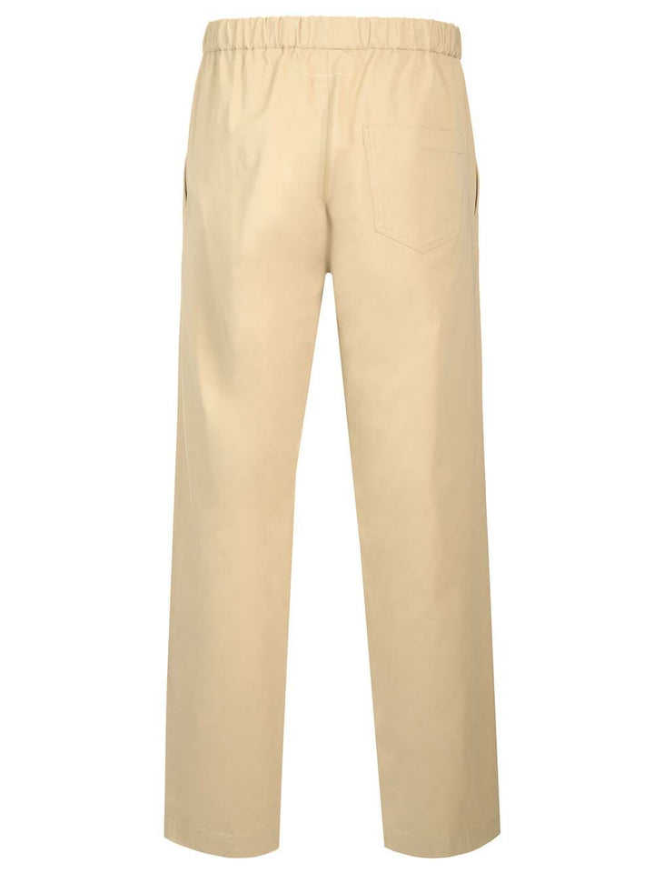 Straight Pants Trousers Beige