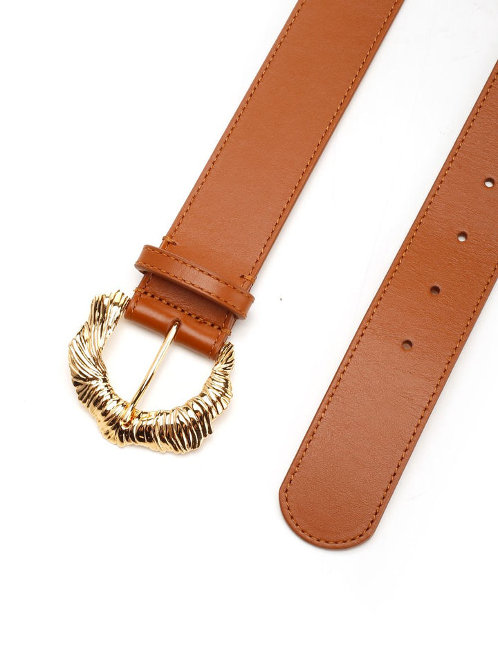 High-Waisted Belt Belts Brown