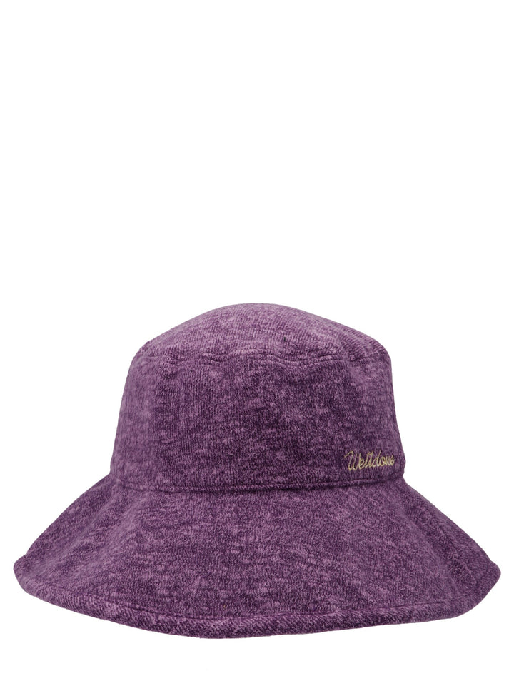 Logo Bucket Hat Hats Purple