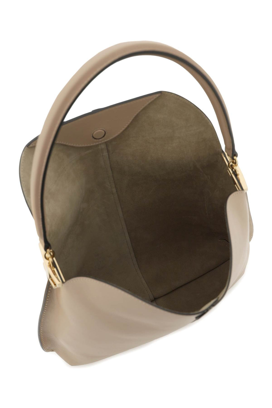 Leather Top Handle Bag Shoulder Bags Rose