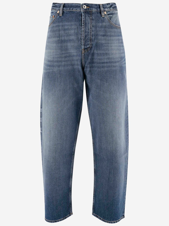 Wide-Leg Jeans Blue