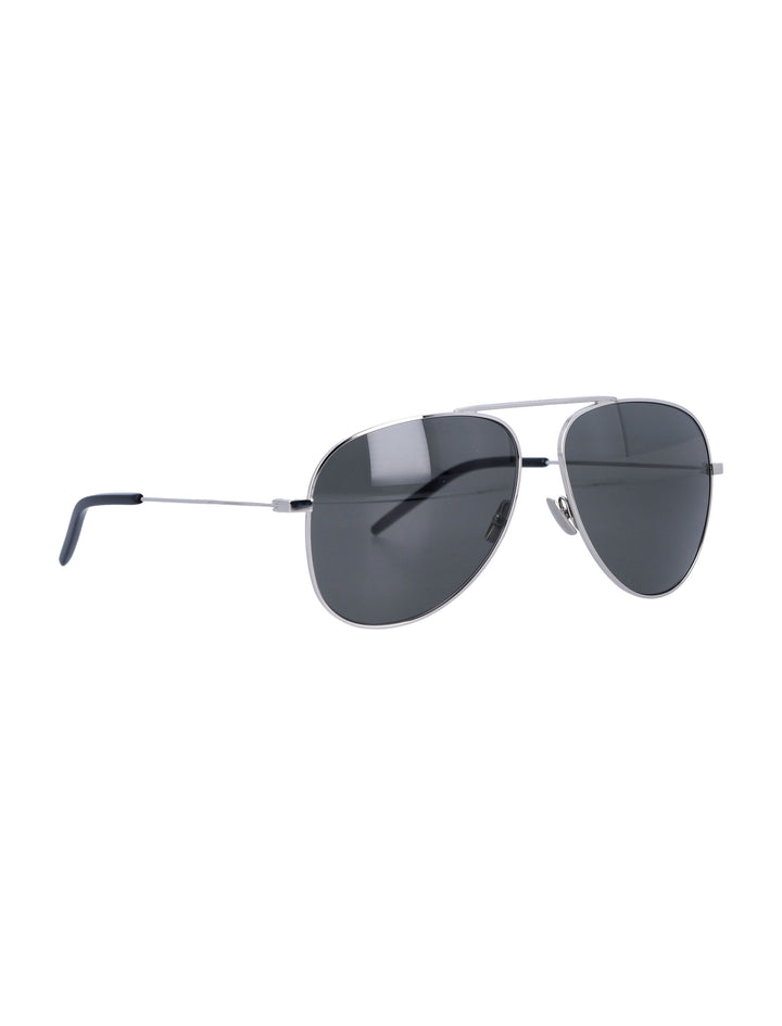 Aviator Style Sun Glasses Silver