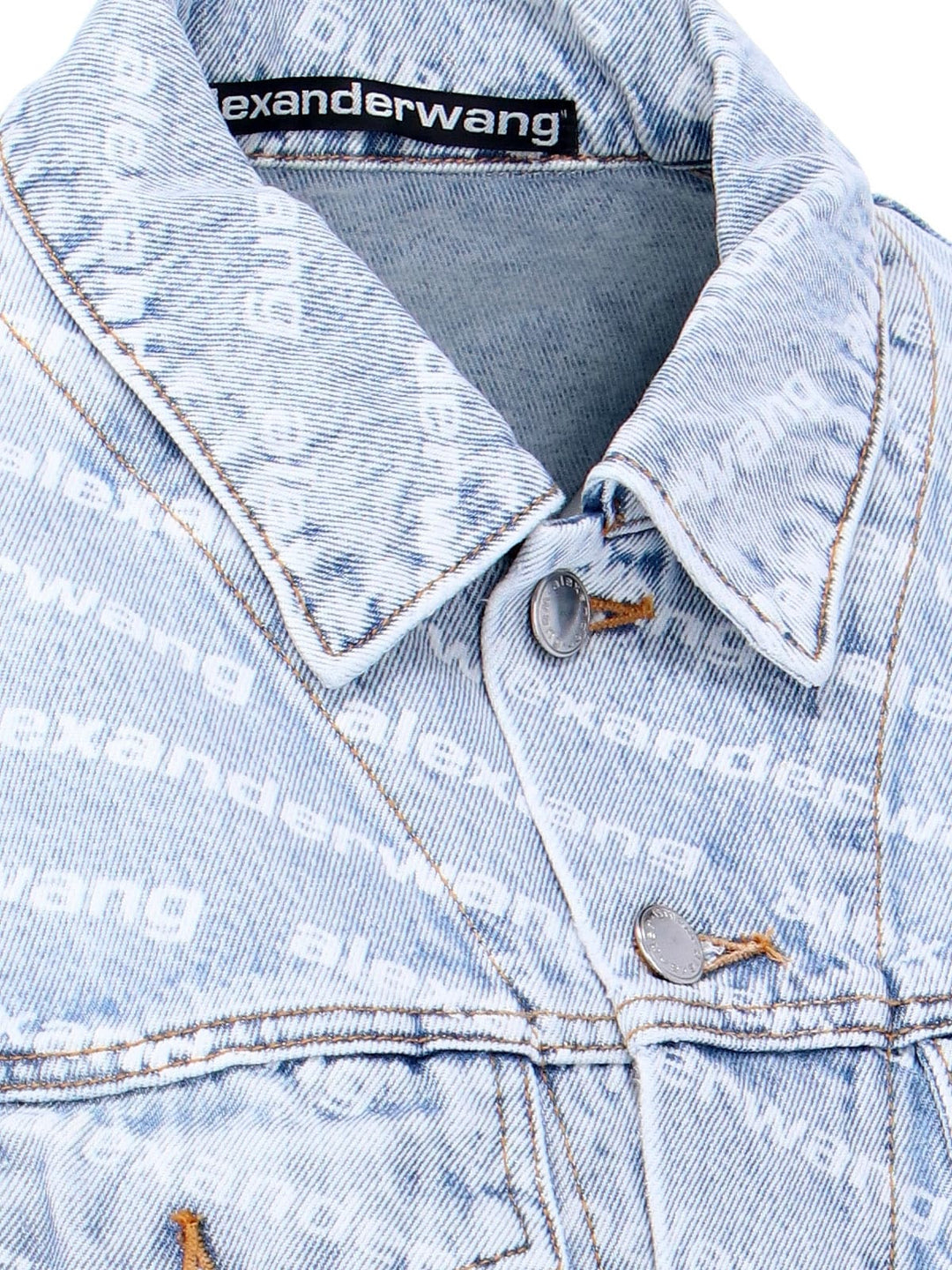 Oversized Monogram Jacket Jackets Light Blue