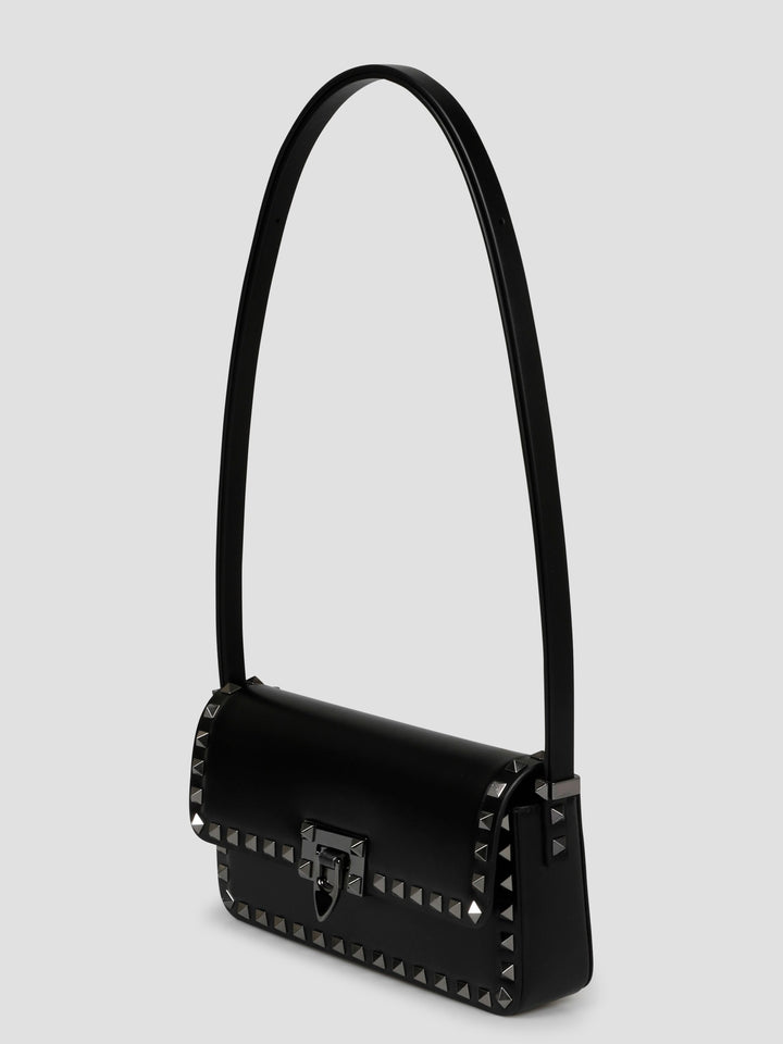 Rockstud23 Shoulder Bags Black