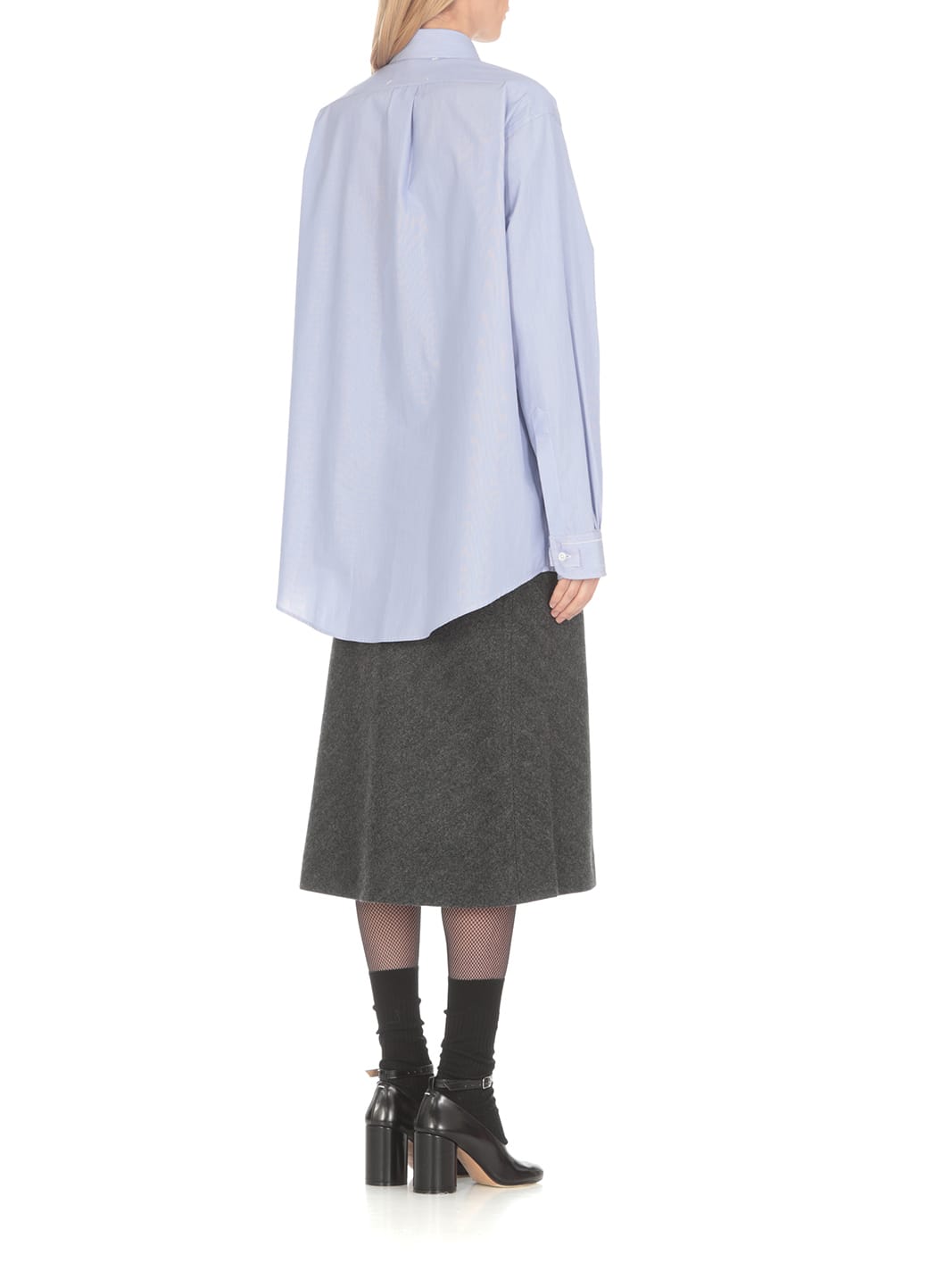 Over Size Shirt Shirts Light Blue