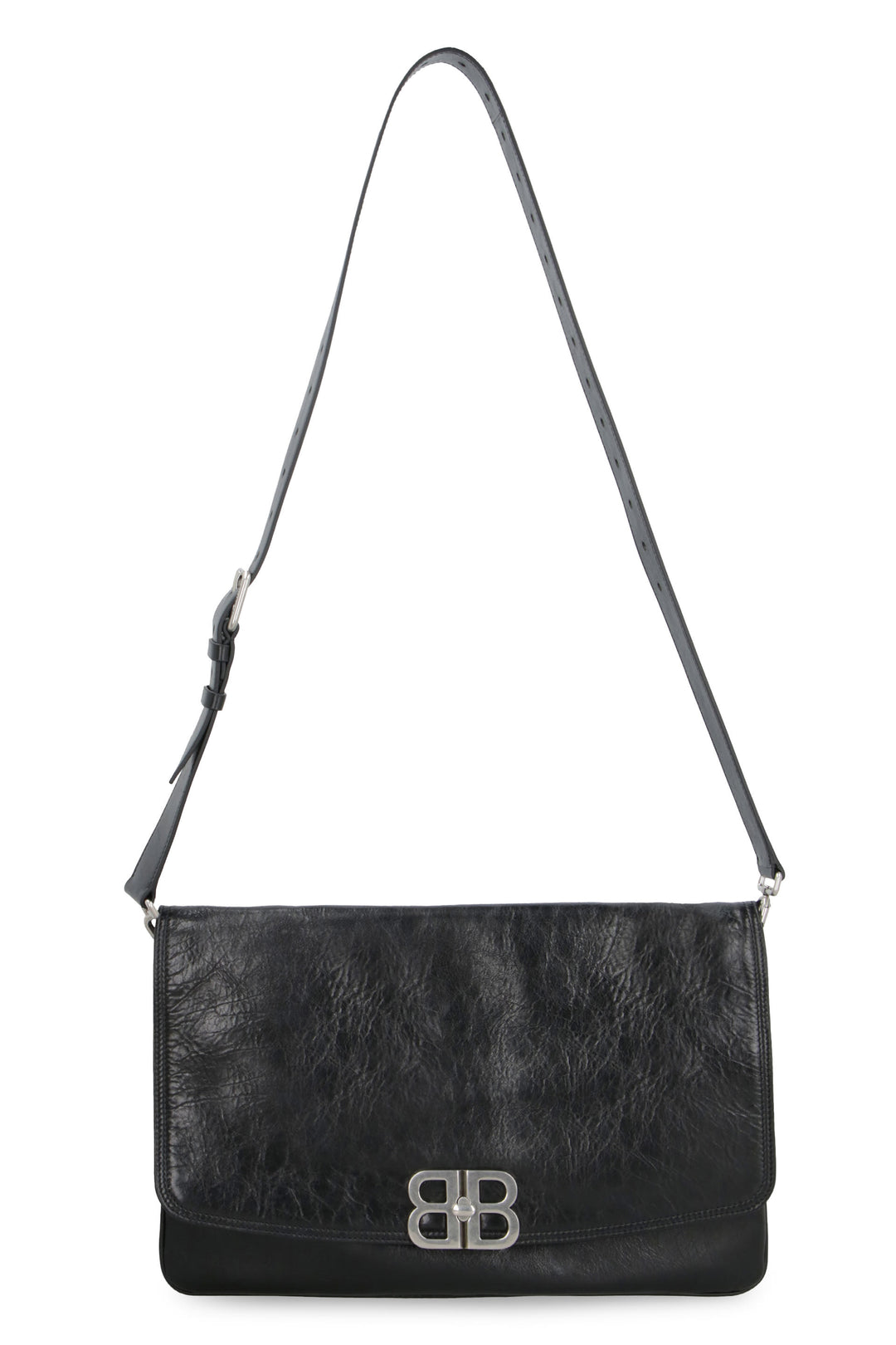 Bb Soft Flap Shoulder Bags Black