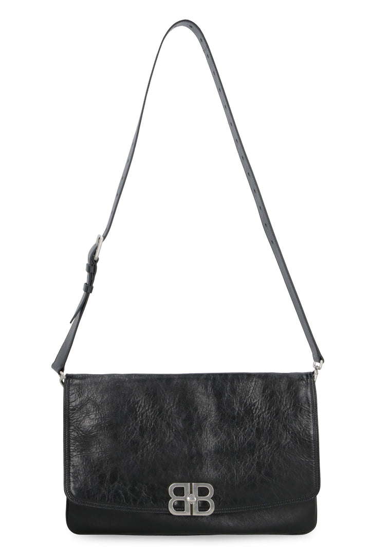 Bb Soft Flap Shoulder Bags Black