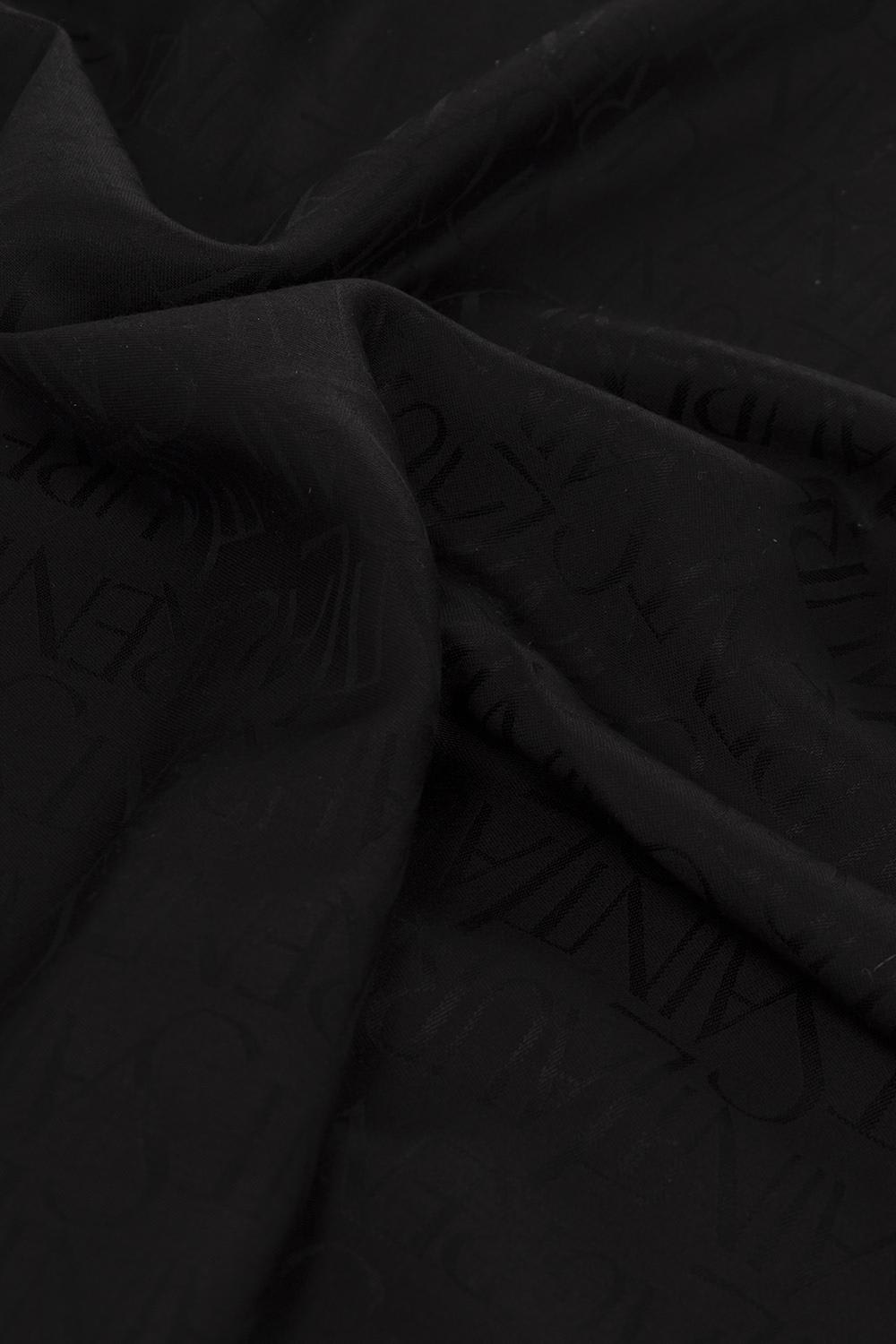 Monogram Ysl Jacquard Scarf Scarves And Foulards Black