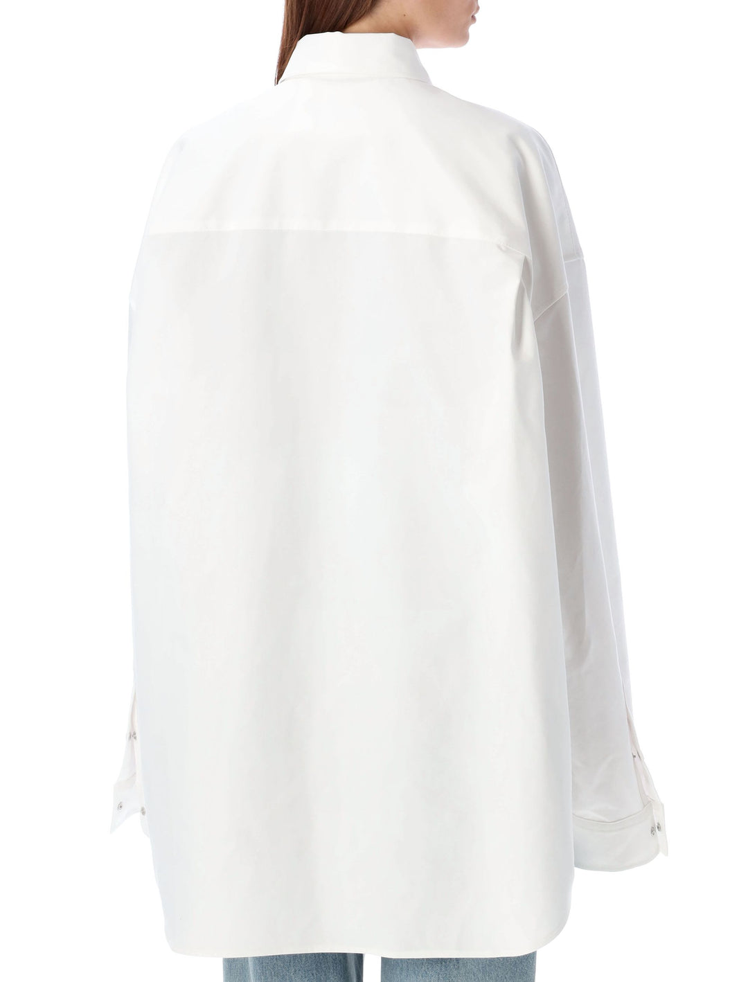 Large-Fit Shirt Shirts White