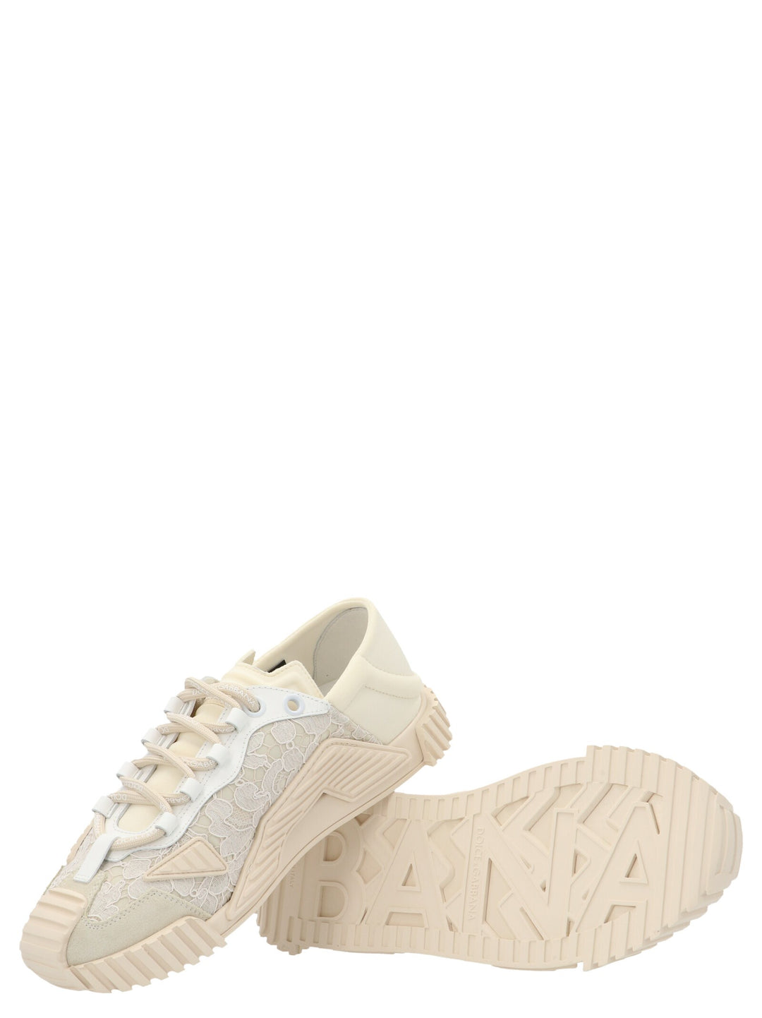 Dolce & Gabbana Lace Sneakers - White | c1ed0297f55675f9ecbc49ccd942d22f5ad7efab