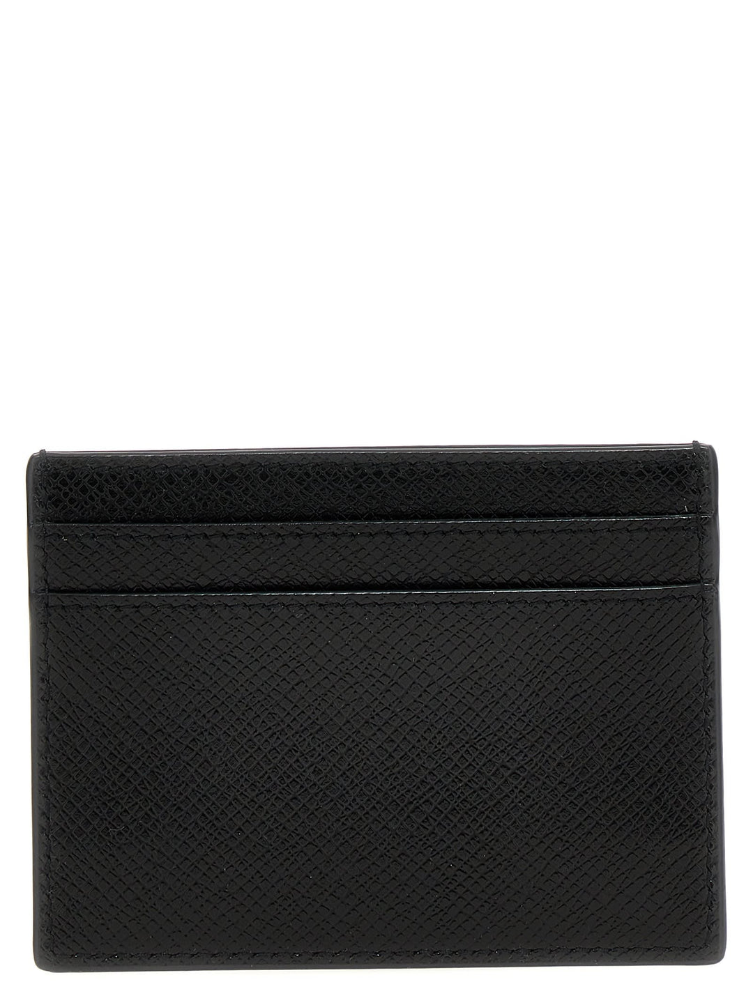 Calfskin Card Holder Wallets Black