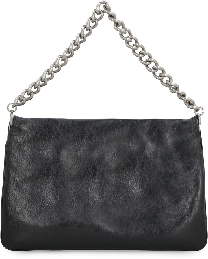 Bb Soft Flap Shoulder Bags Black
