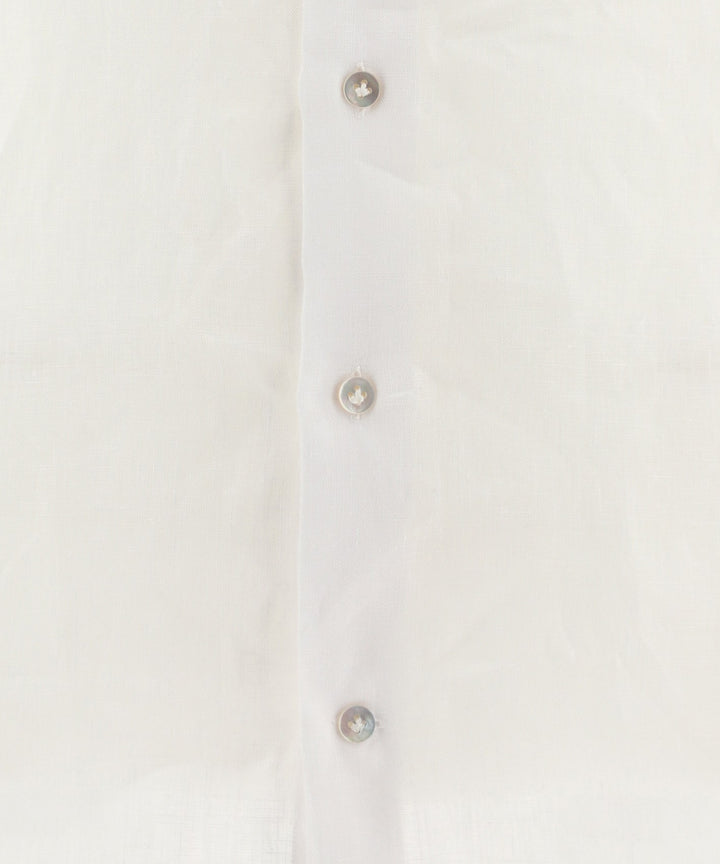 Classic Linen Shirt Shirts White