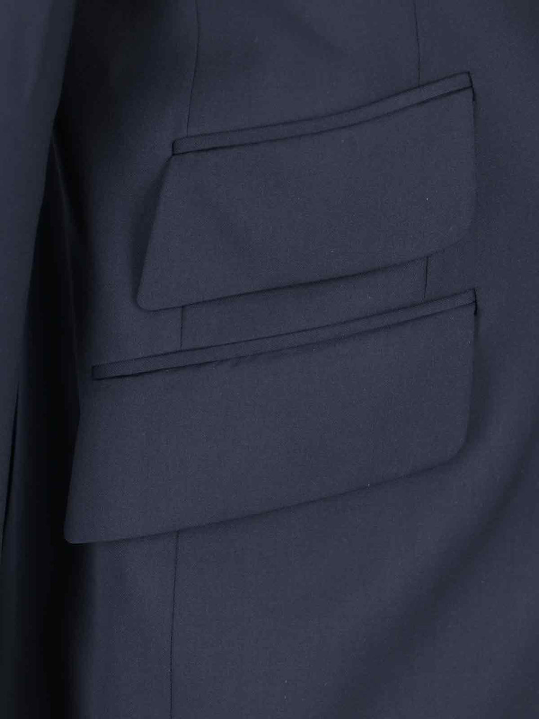 One Button Jacket Jackets Blue