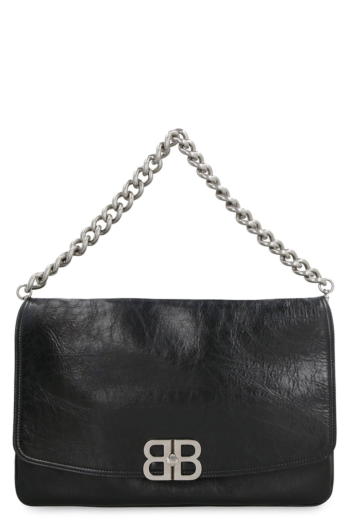 Bb Soft Flap Shoulder Bags Black