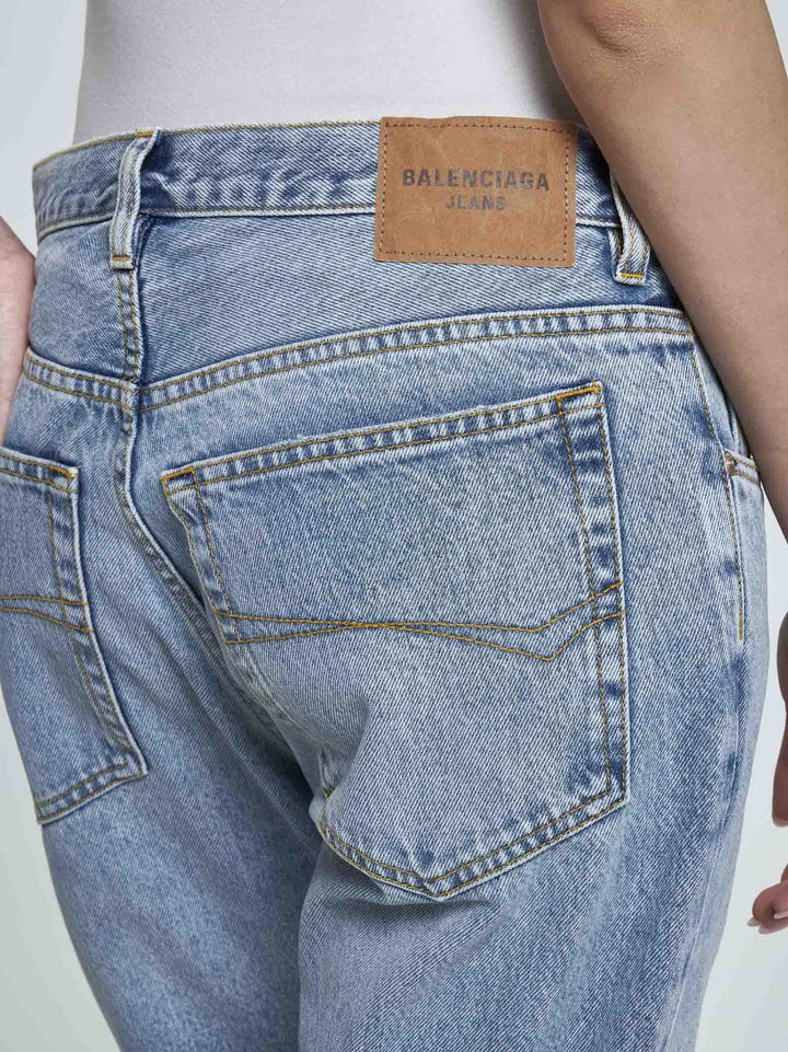 Straight Trousers Blue