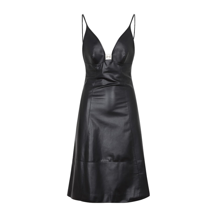 Dress In Nappa Dresses Black