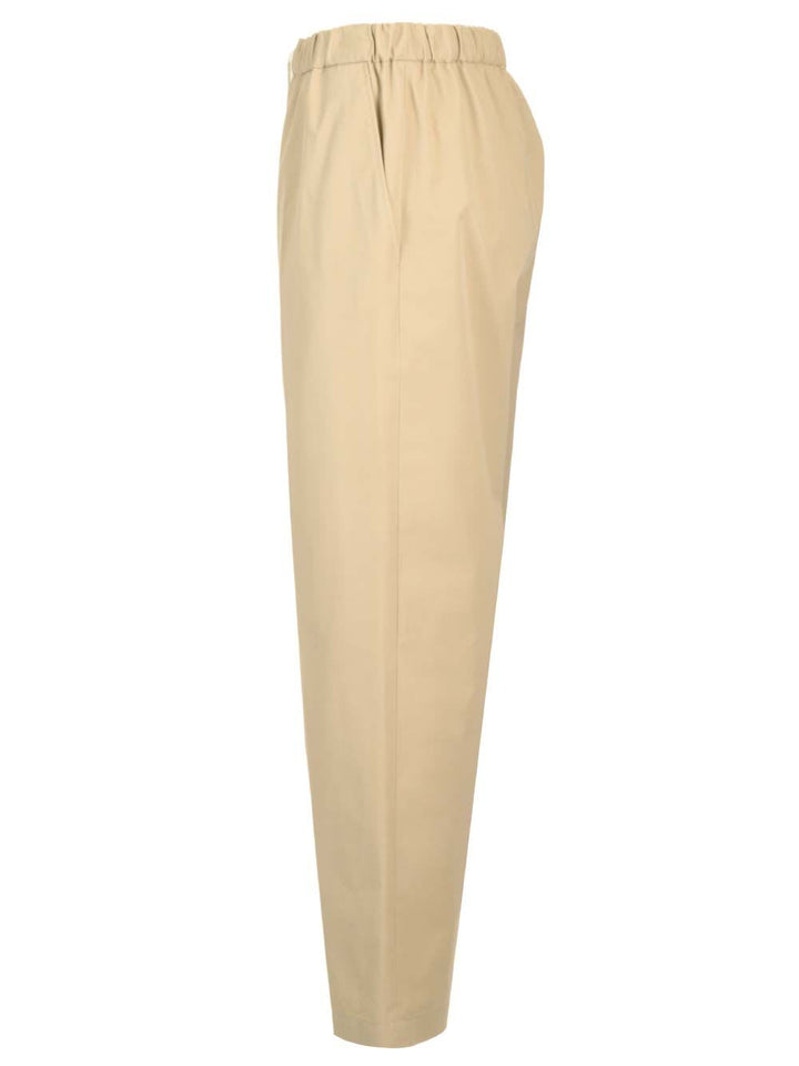 Straight Pants Trousers Beige