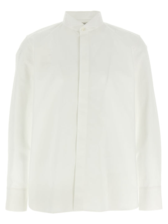 Shirt With Wing Collar Shirts White