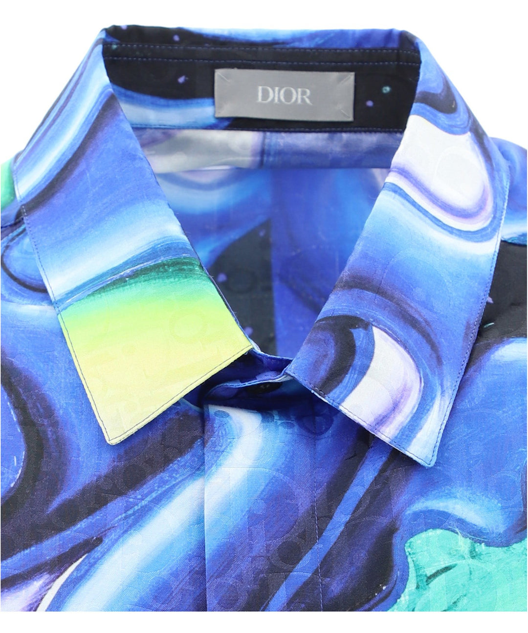 Kenny Scharf X Dior Shirts Blue