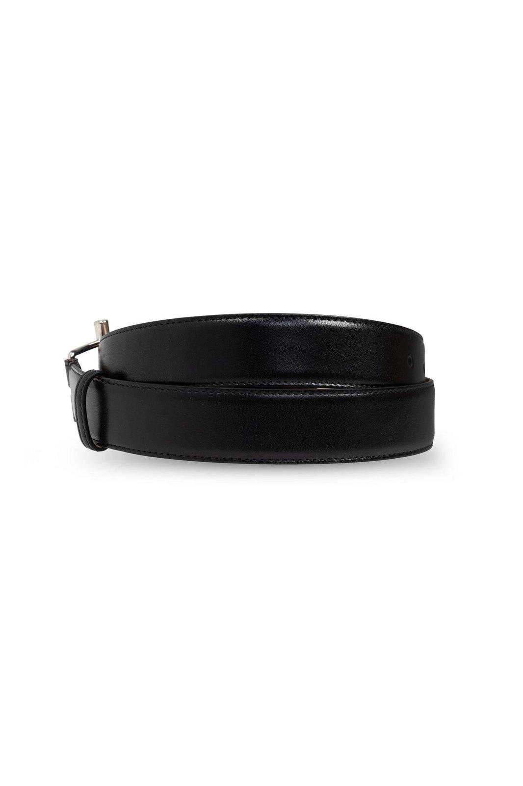 Black Leather Sling Belt Belts Black